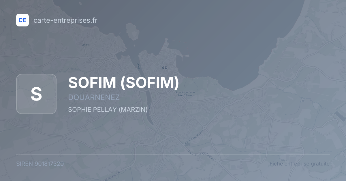 SOFIM — 901817320 — fiche entreprise