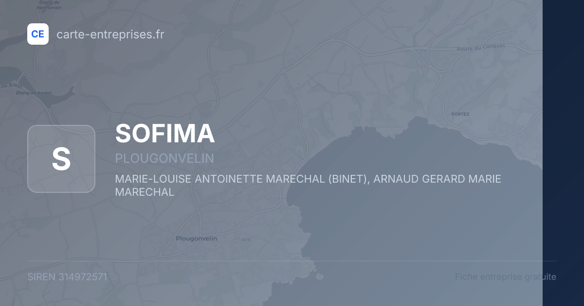 SOFIMA — 314972571 — fiche entreprise