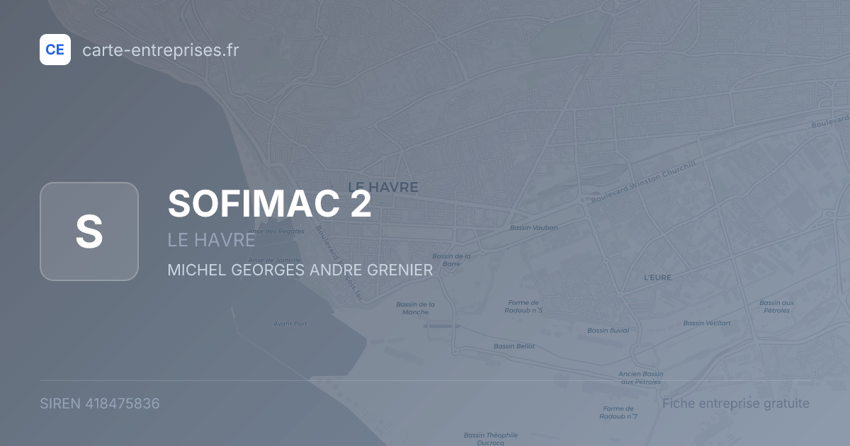 SOFIMAC 2 — 418475836 — fiche entreprise