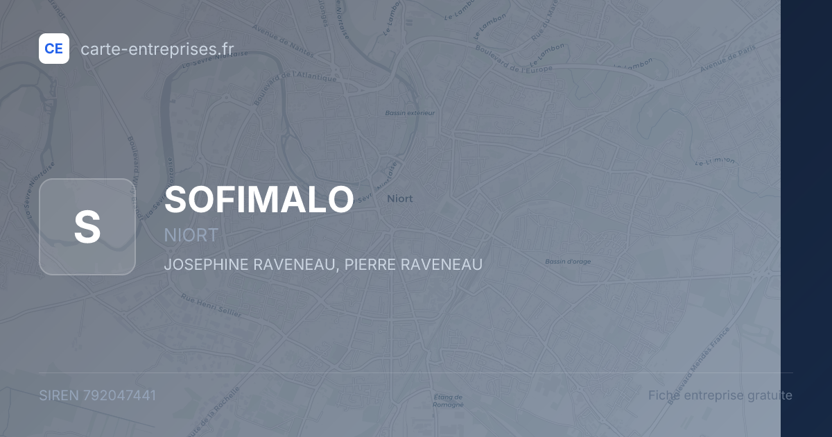 SOFIMALO — 792047441 — fiche entreprise