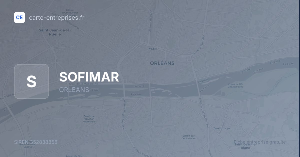 SOFIMAR — 352838858 — fiche entreprise