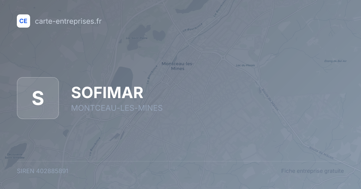 SOFIMAR — 402885891 — fiche entreprise