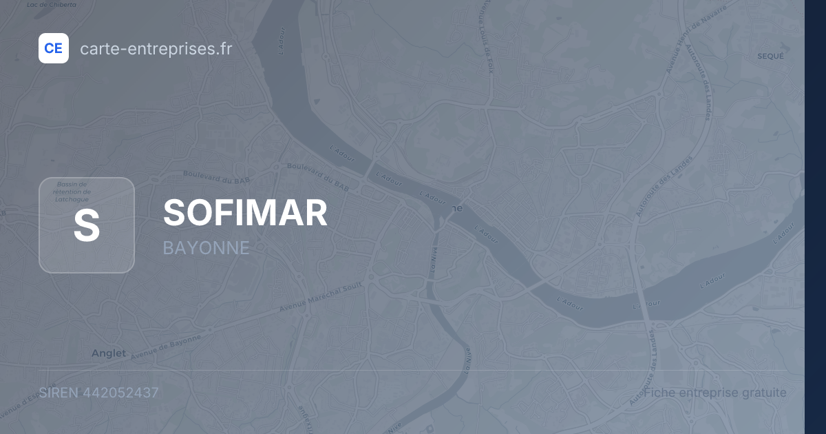 SOFIMAR — 442052437 — fiche entreprise
