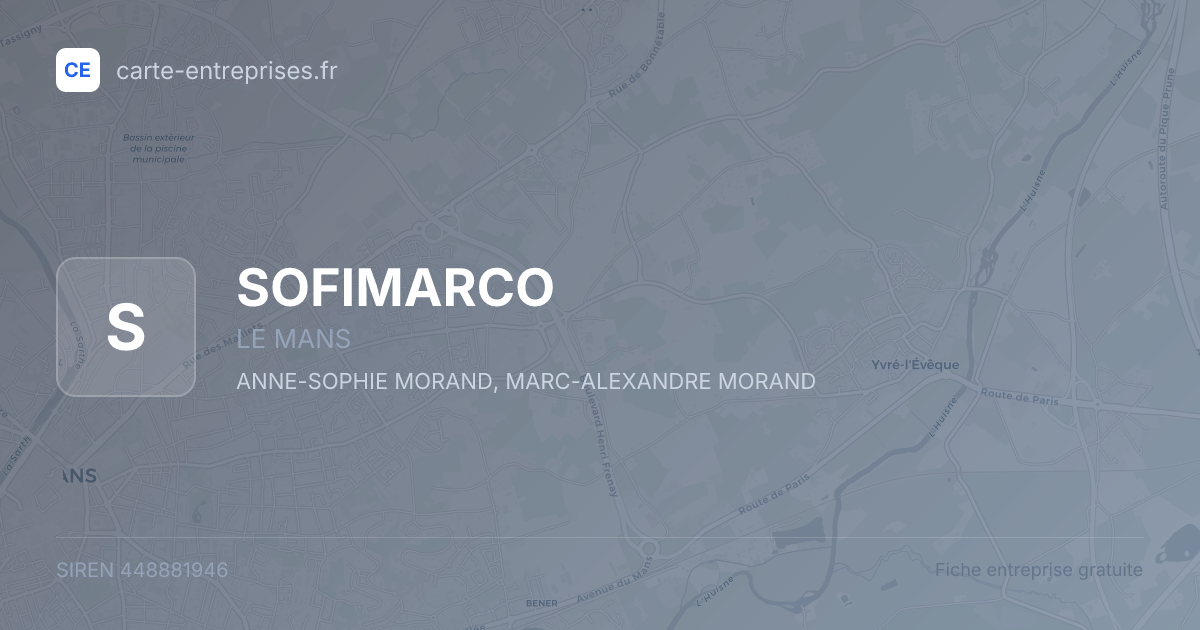 SOFIMARCO — 448881946 — fiche entreprise