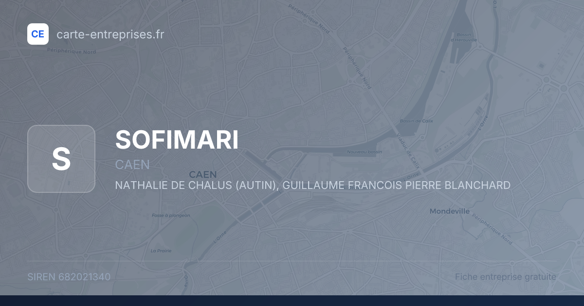 SOFIMARI — 682021340 — fiche entreprise