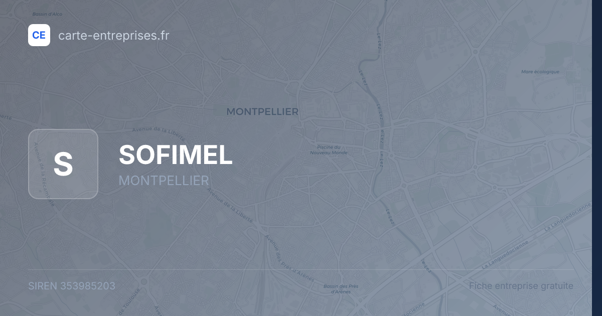 SOFIMEL — 353985203 — fiche entreprise