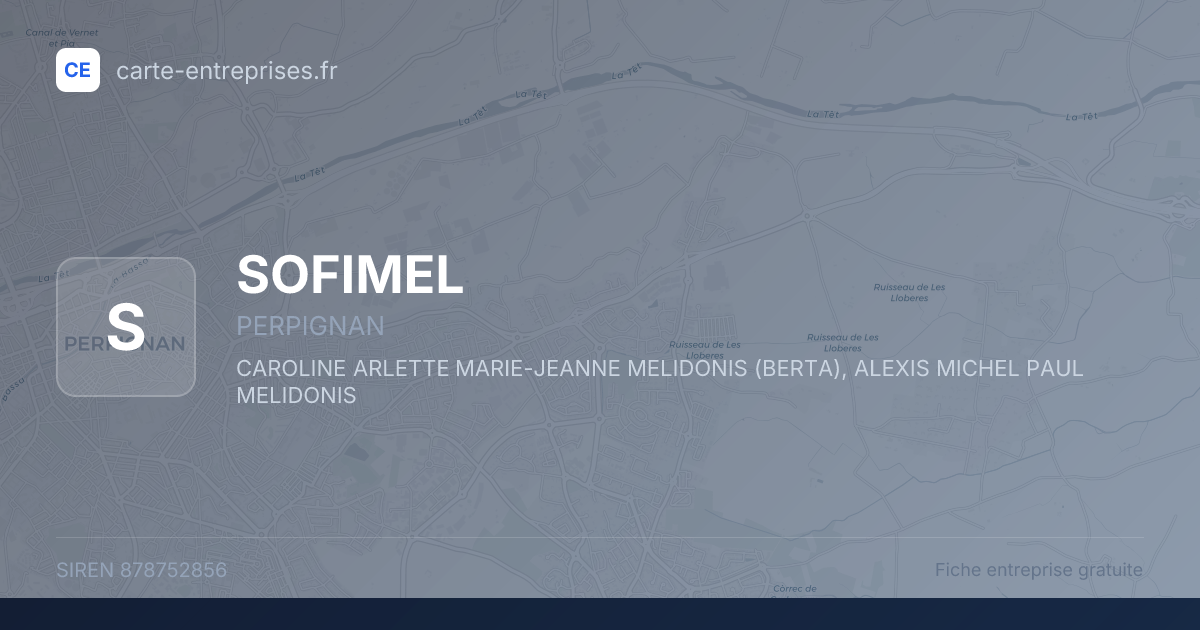 SOFIMEL — 878752856 — fiche entreprise