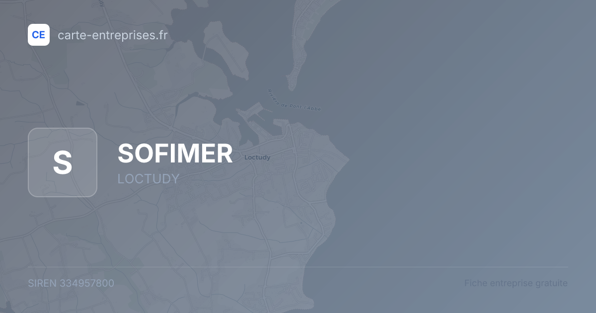 SOFIMER — 334957800 — fiche entreprise