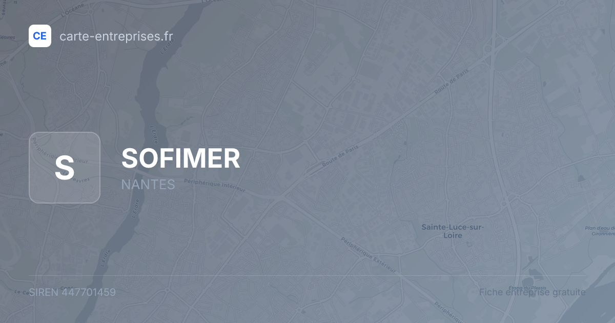 SOFIMER — 447701459 — fiche entreprise