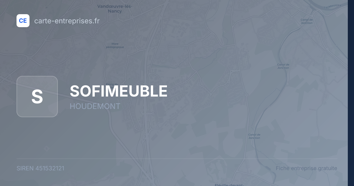 SOFIMEUBLE — 451532121 — fiche entreprise