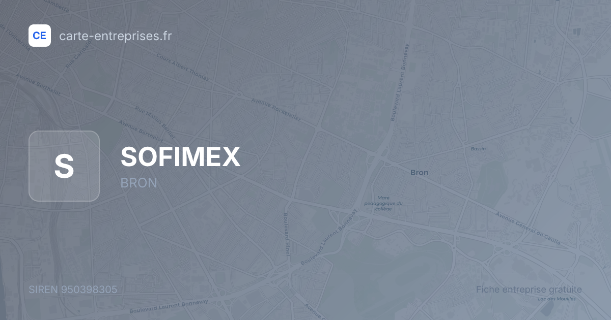 SOFIMEX — 950398305 — fiche entreprise