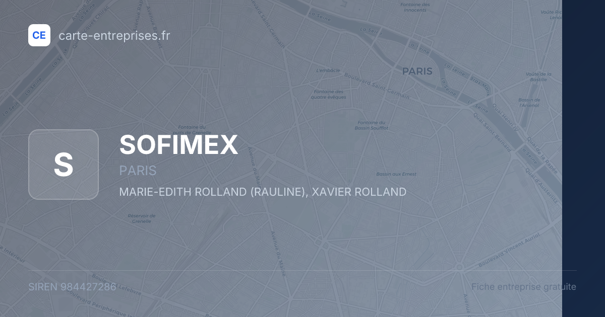 SOFIMEX — 984427286 — fiche entreprise
