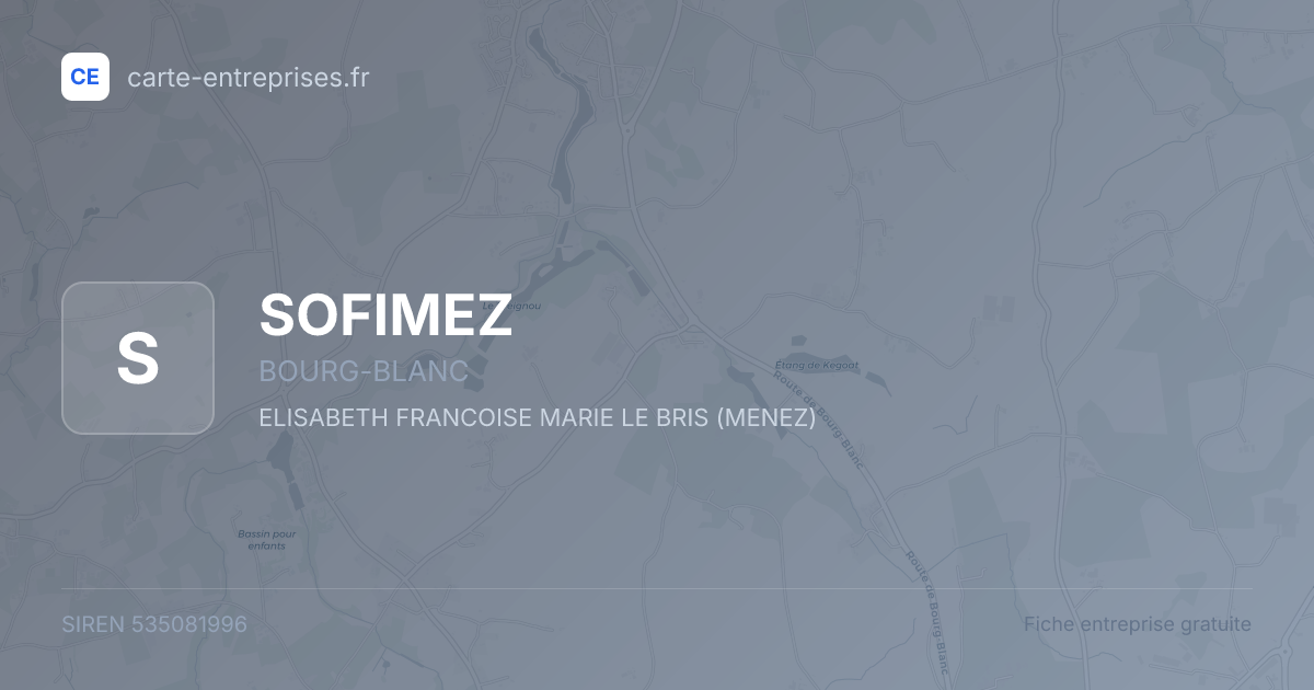 SOFIMEZ — 535081996 — fiche entreprise