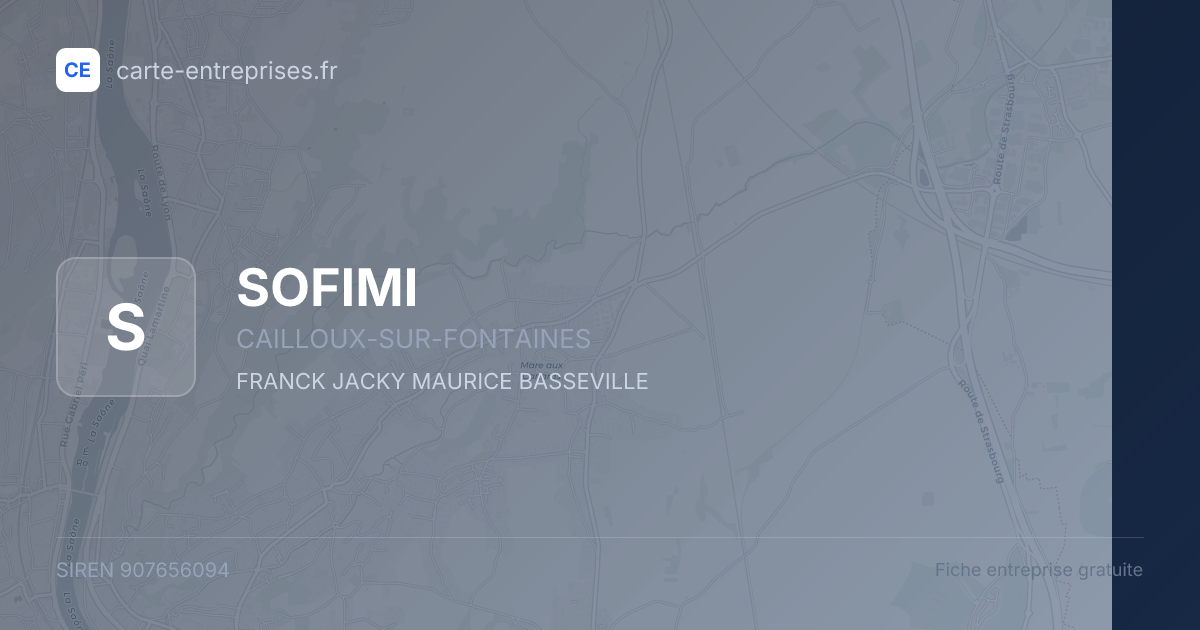 SOFIMI — 907656094 — fiche entreprise