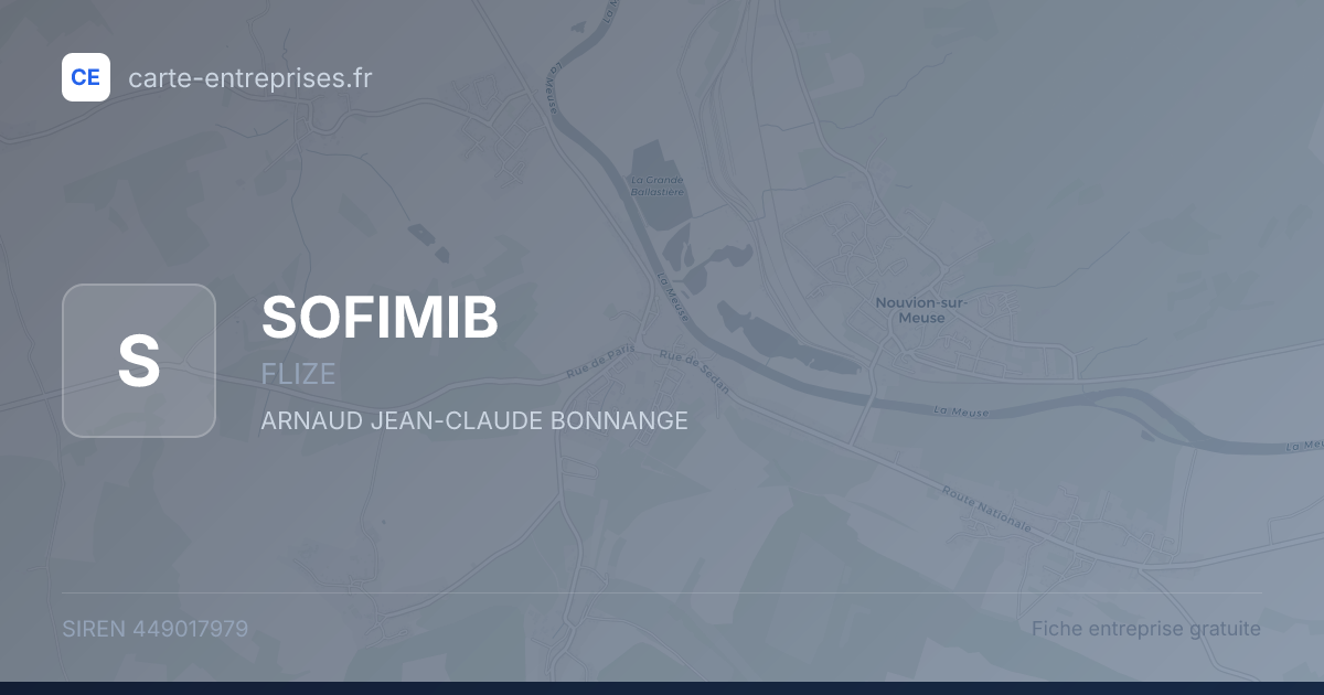 SOFIMIB — 449017979 — fiche entreprise