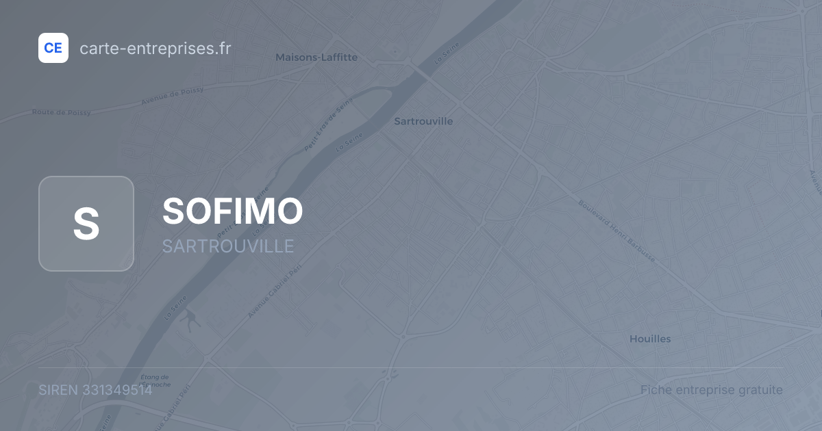 SOFIMO — 331349514 — fiche entreprise