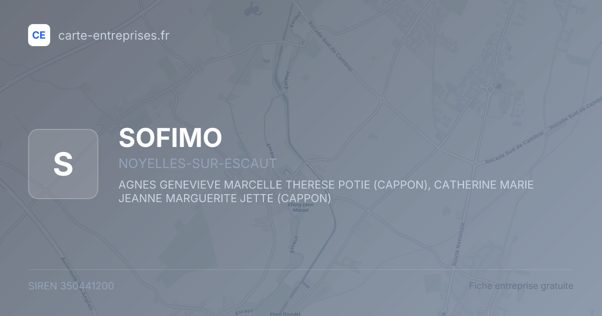 SOFIMO — 350441200 — fiche entreprise