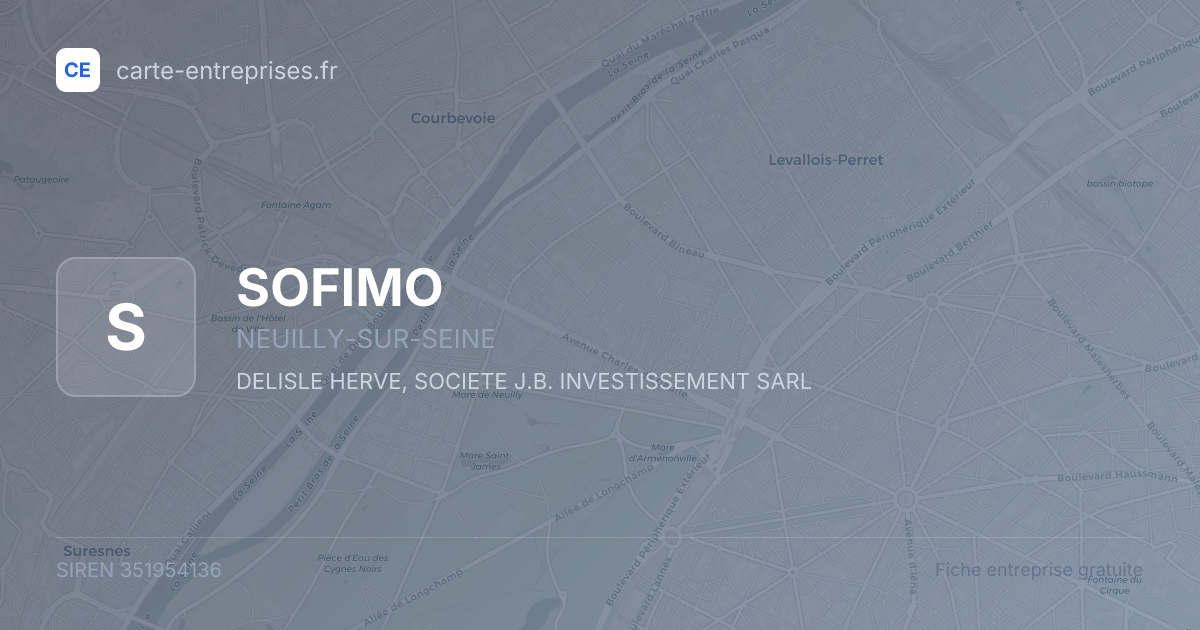 SOFIMO — 351954136 — fiche entreprise