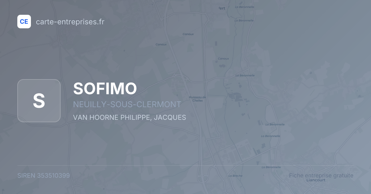 SOFIMO — 353510399 — fiche entreprise