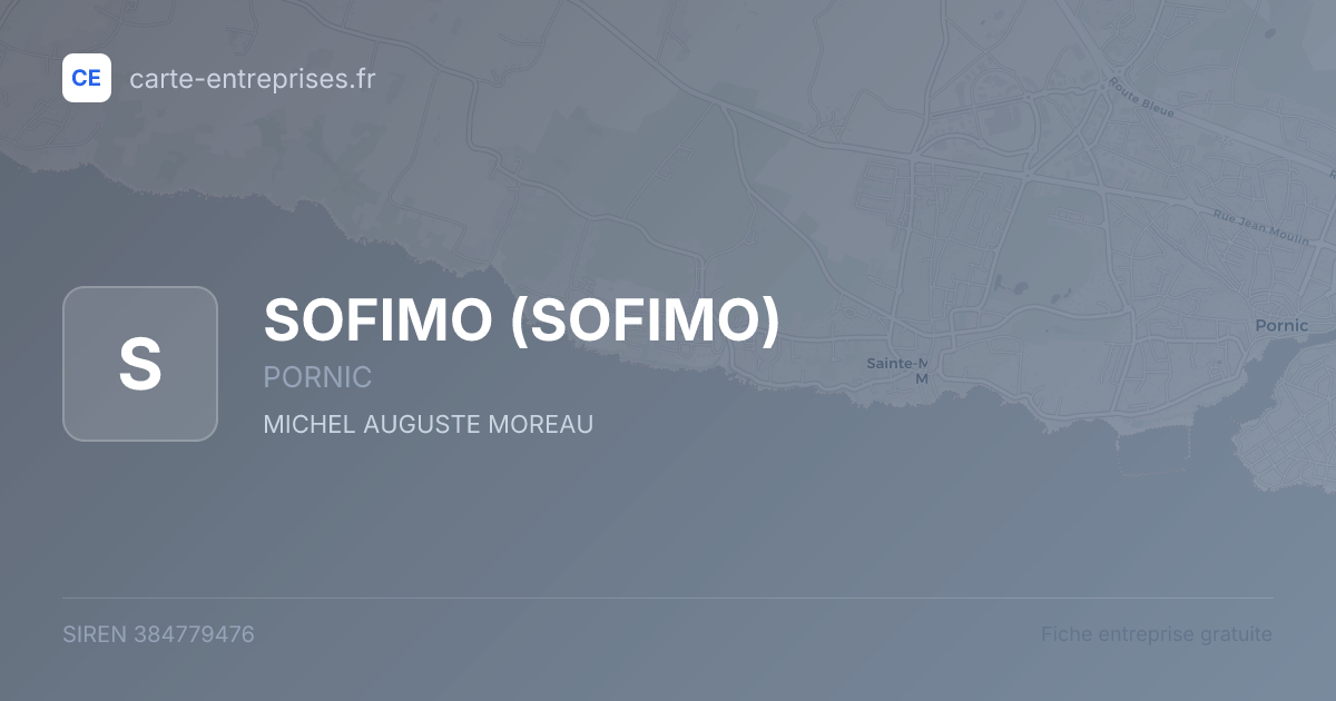 SOFIMO — 384779476 — fiche entreprise