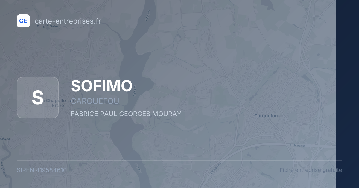 SOFIMO — 419584610 — fiche entreprise