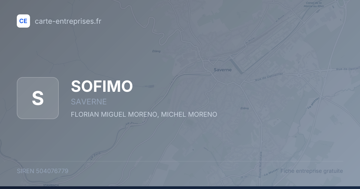 SOFIMO — 504076779 — fiche entreprise