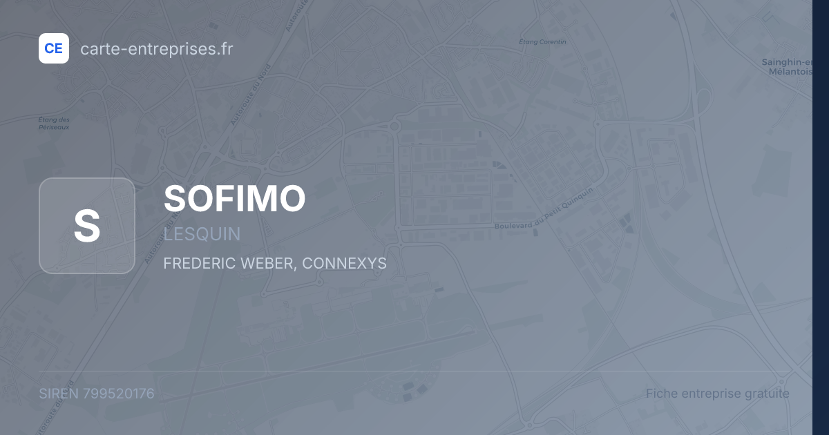 SOFIMO — 799520176 — fiche entreprise