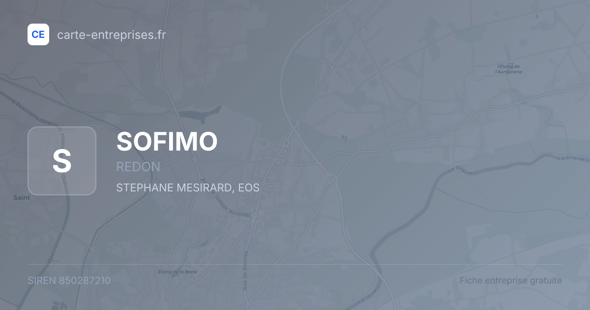 SOFIMO — 850287210 — fiche entreprise