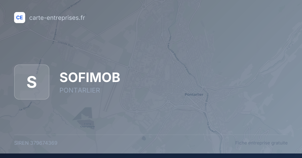 SOFIMOB — 379674369 — fiche entreprise
