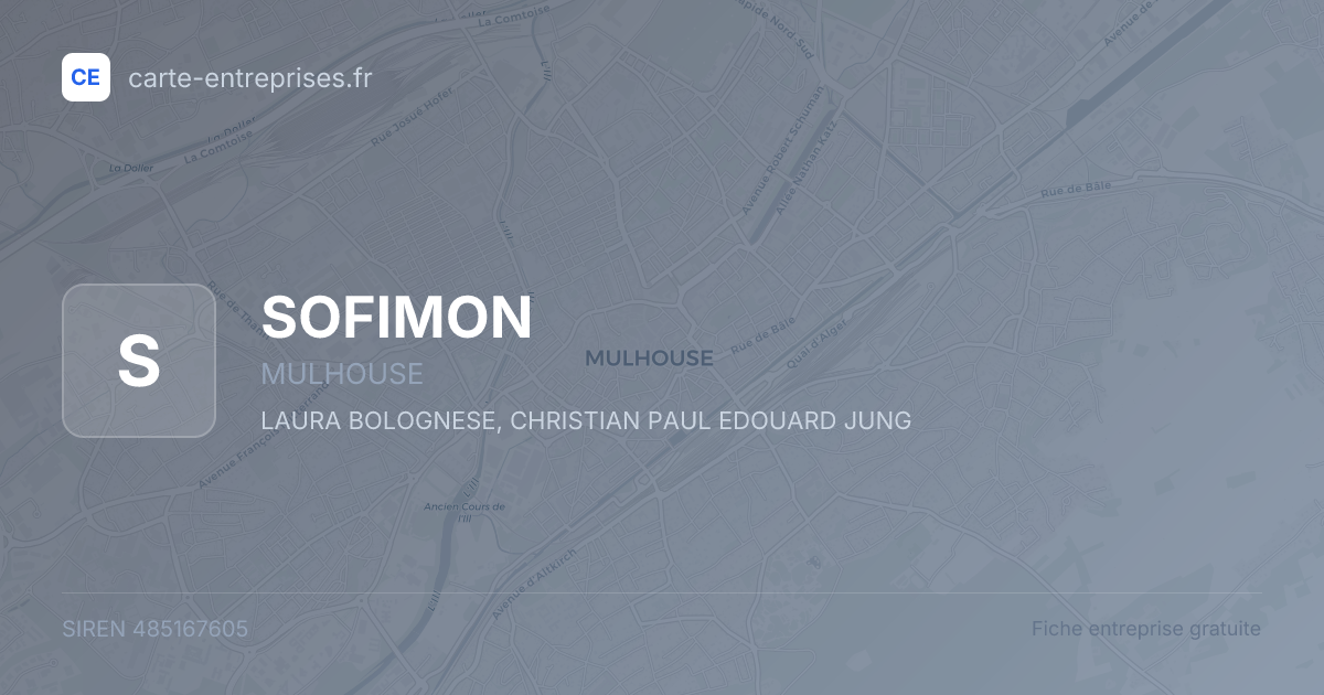 SOFIMON — 485167605 — fiche entreprise