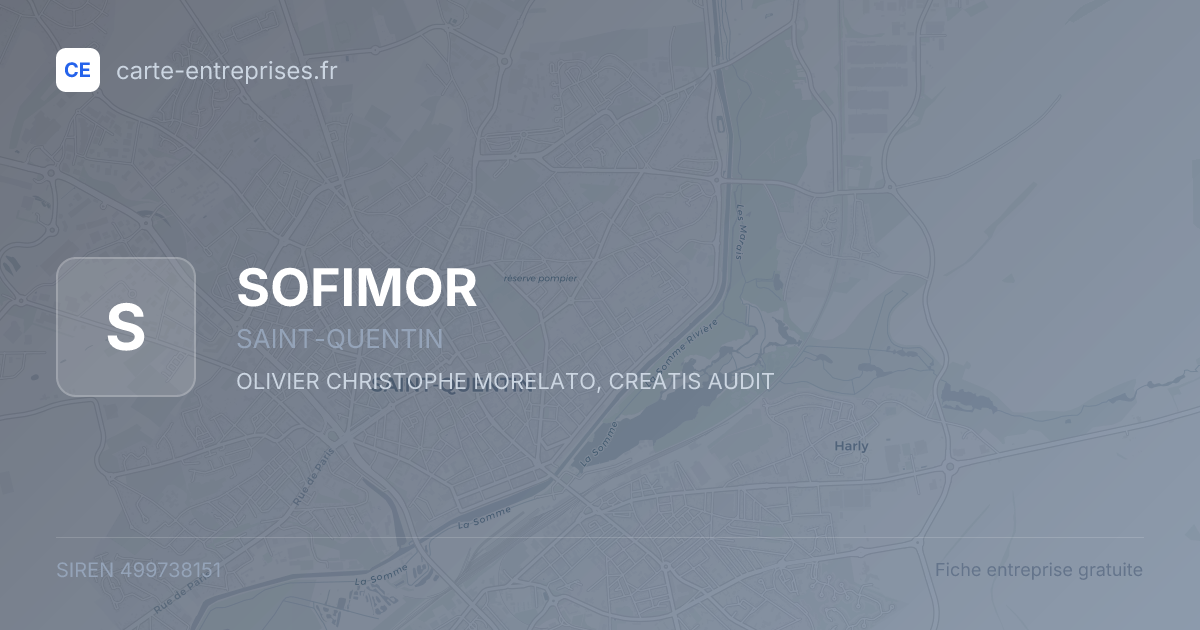 SOFIMOR — 499738151 — fiche entreprise