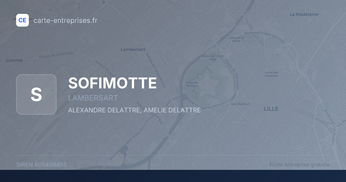 SOFIMOTTE — 805409455 — fiche entreprise