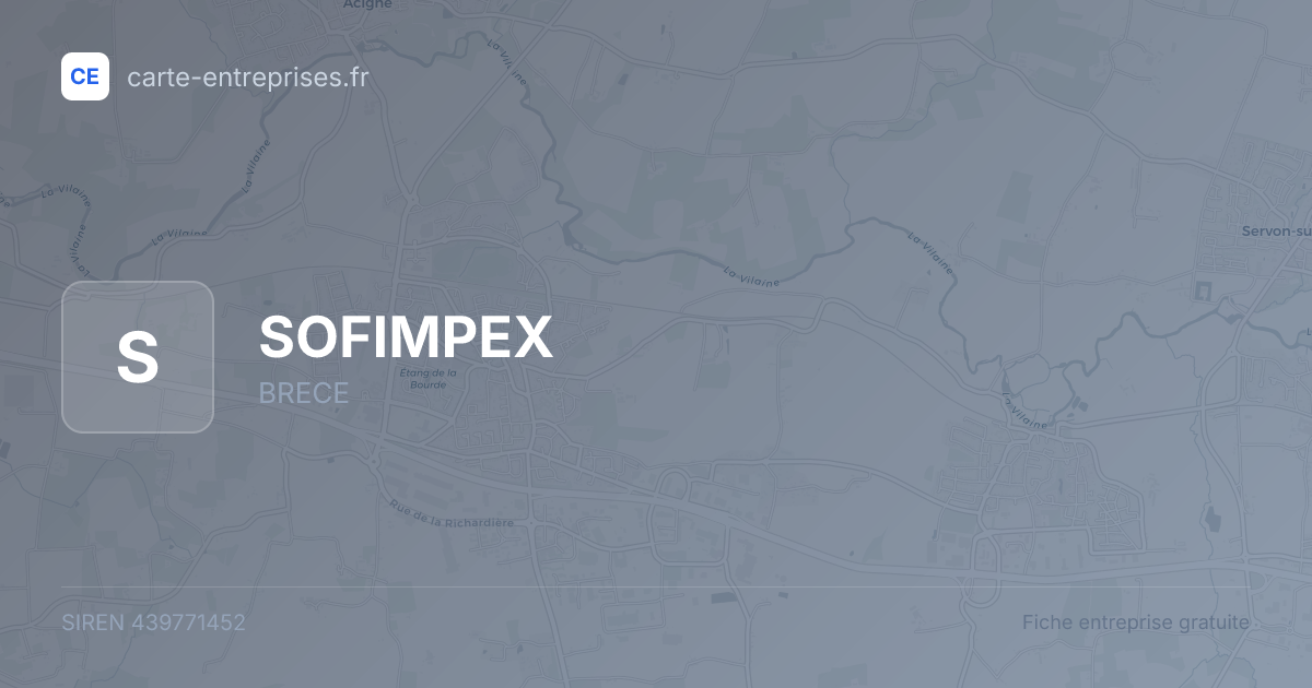 SOFIMPEX — 439771452 — fiche entreprise