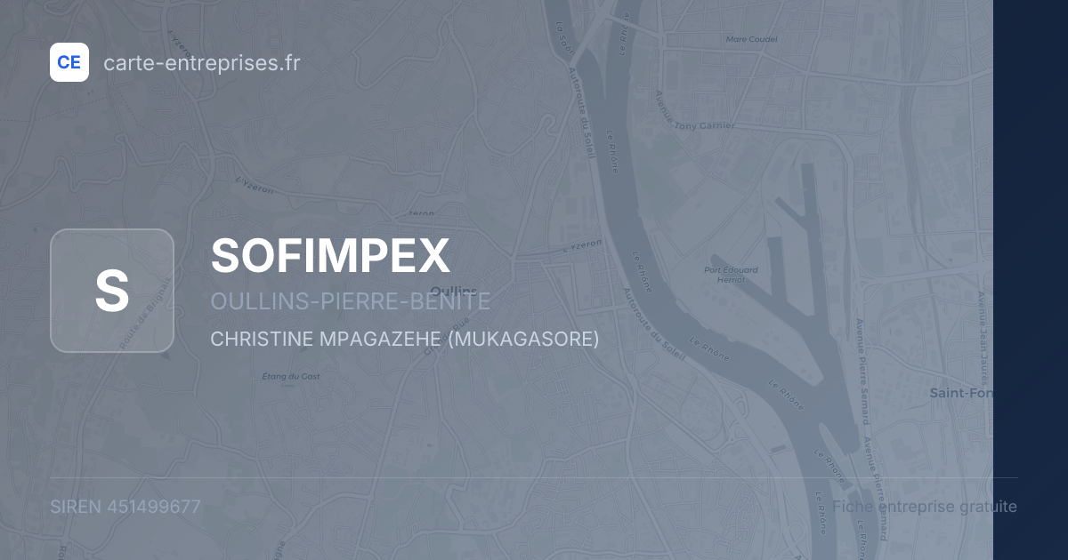 SOFIMPEX — 451499677 — fiche entreprise