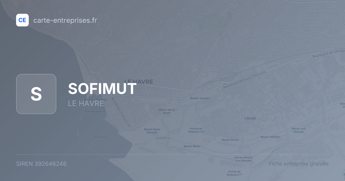 SOFIMUT — 392646246 — fiche entreprise
