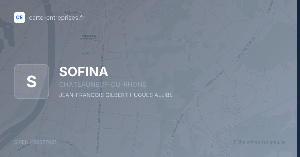 SOFINA — 450677091 — fiche entreprise