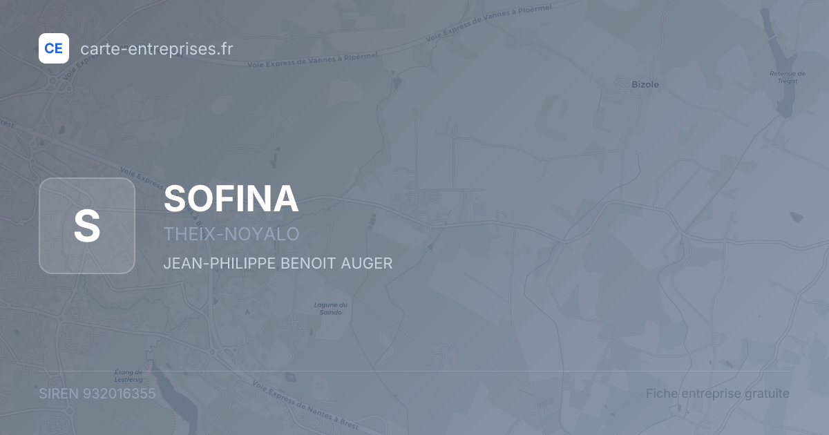 SOFINA — 932016355 — fiche entreprise
