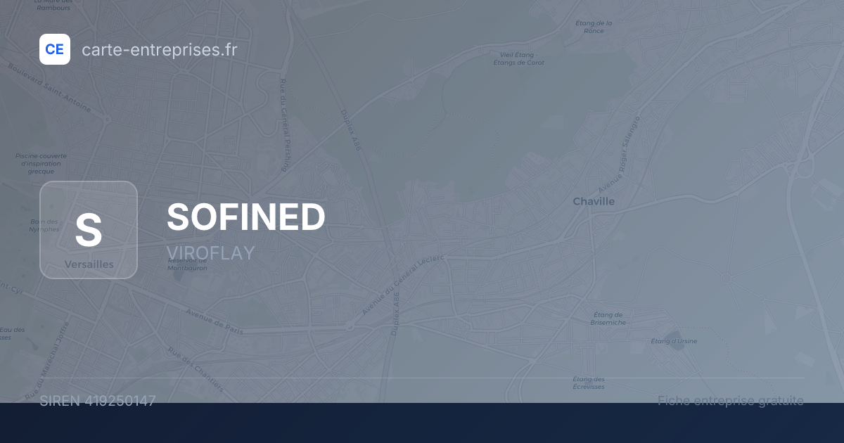 SOFINED — 419250147 — fiche entreprise