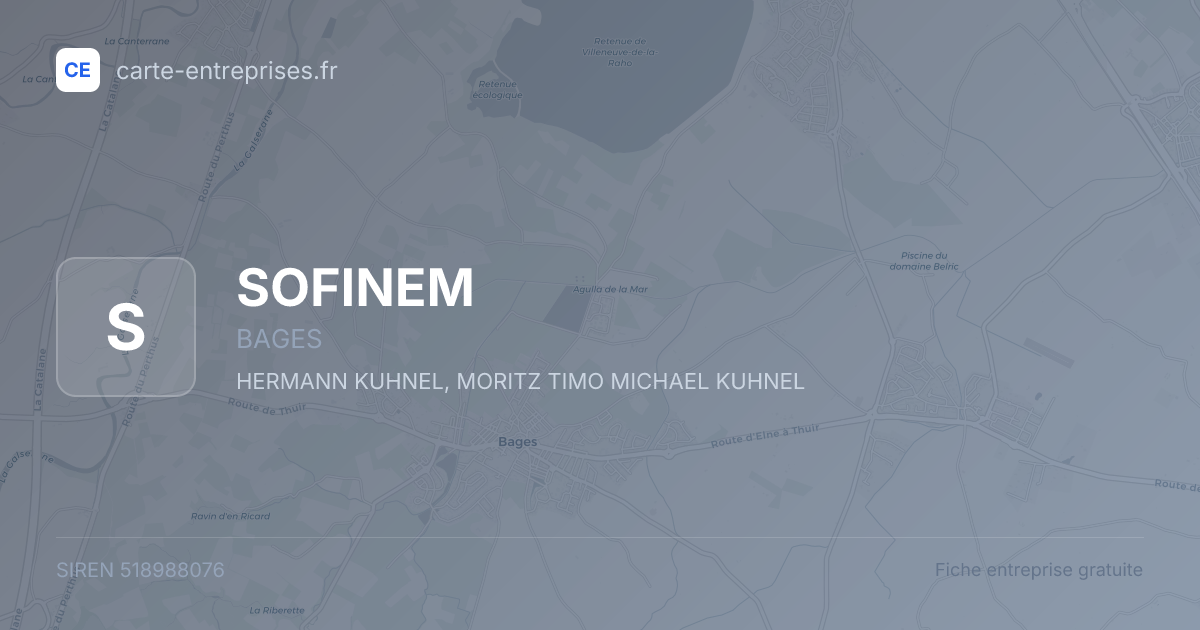 SOFINEM — 518988076 — fiche entreprise