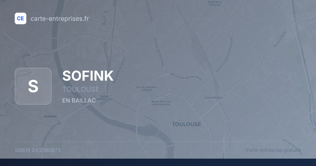 SOFINK — 943380873 — fiche entreprise