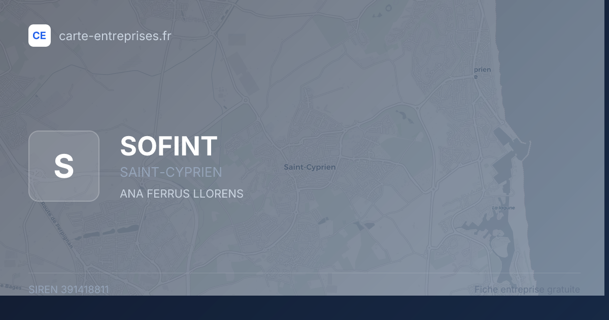 SOFINT — 391418811 — fiche entreprise