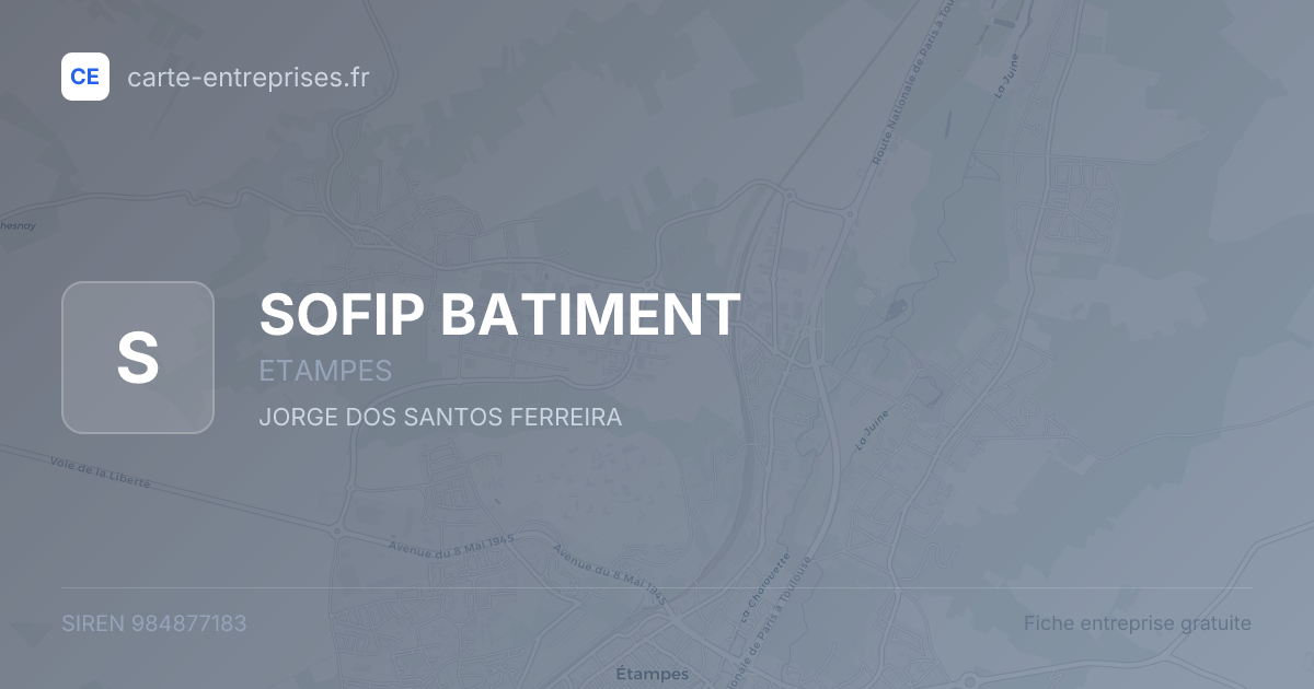 SOFIP BATIMENT — 984877183 — fiche entreprise