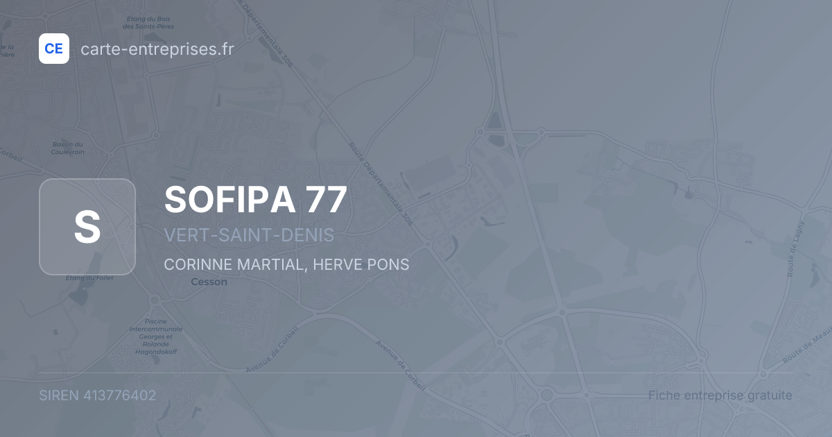 SOFIPA 77 — 413776402 — fiche entreprise