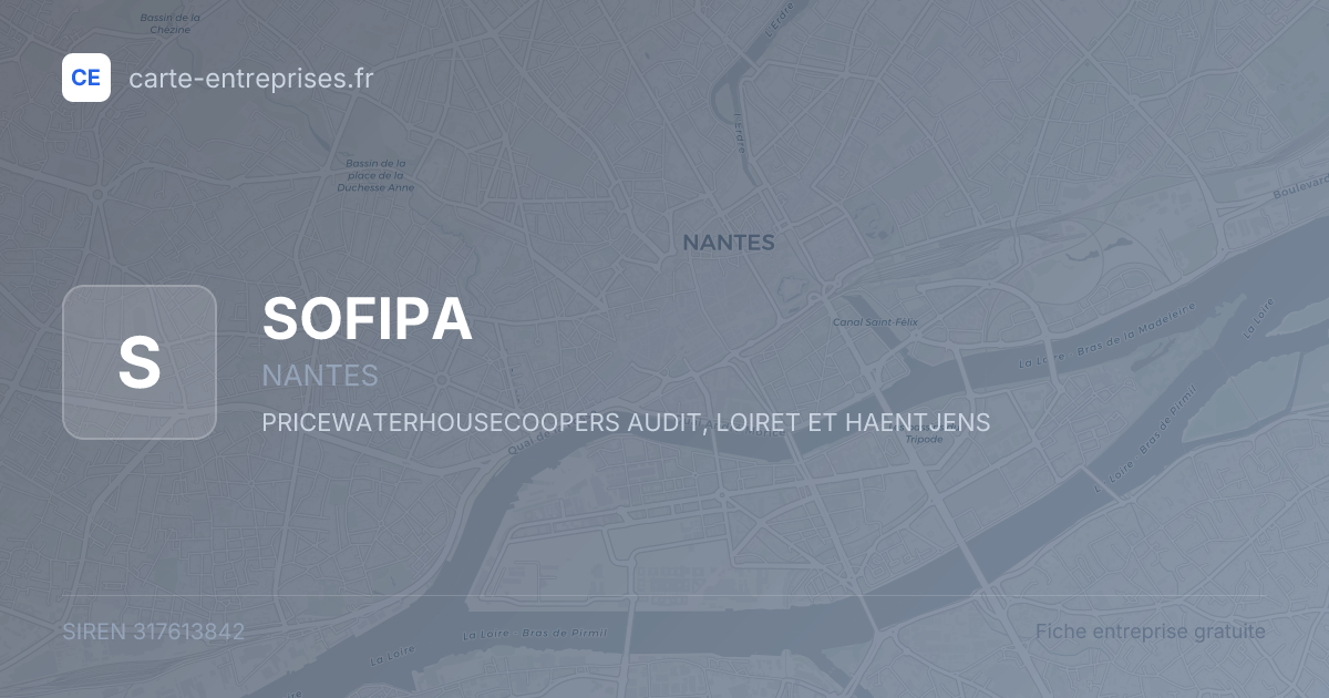 SOFIPA — 317613842 — fiche entreprise
