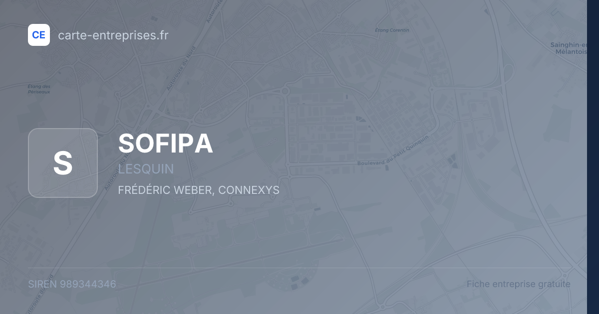 SOFIPA — 989344346 — fiche entreprise