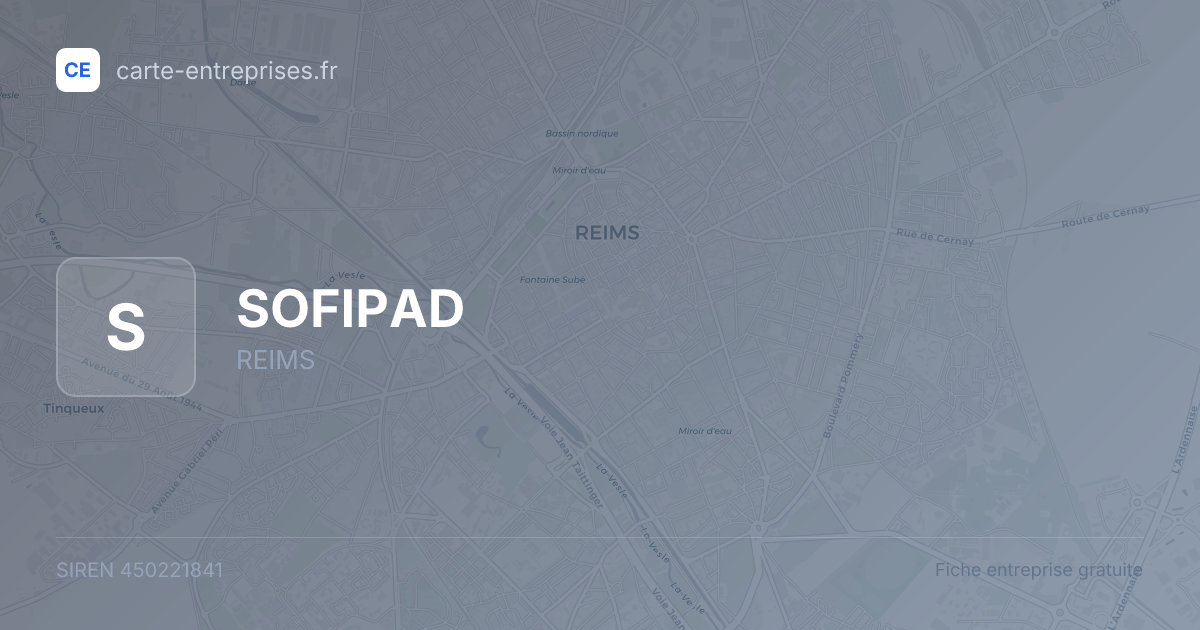 SOFIPAD — 450221841 — fiche entreprise