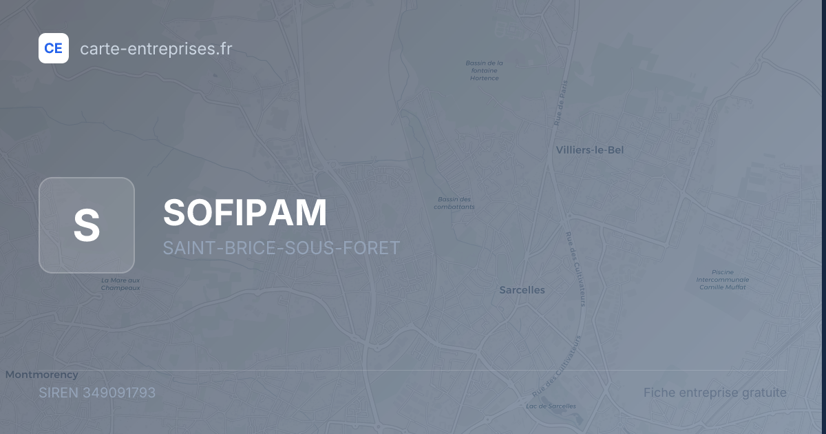 SOFIPAM — 349091793 — fiche entreprise
