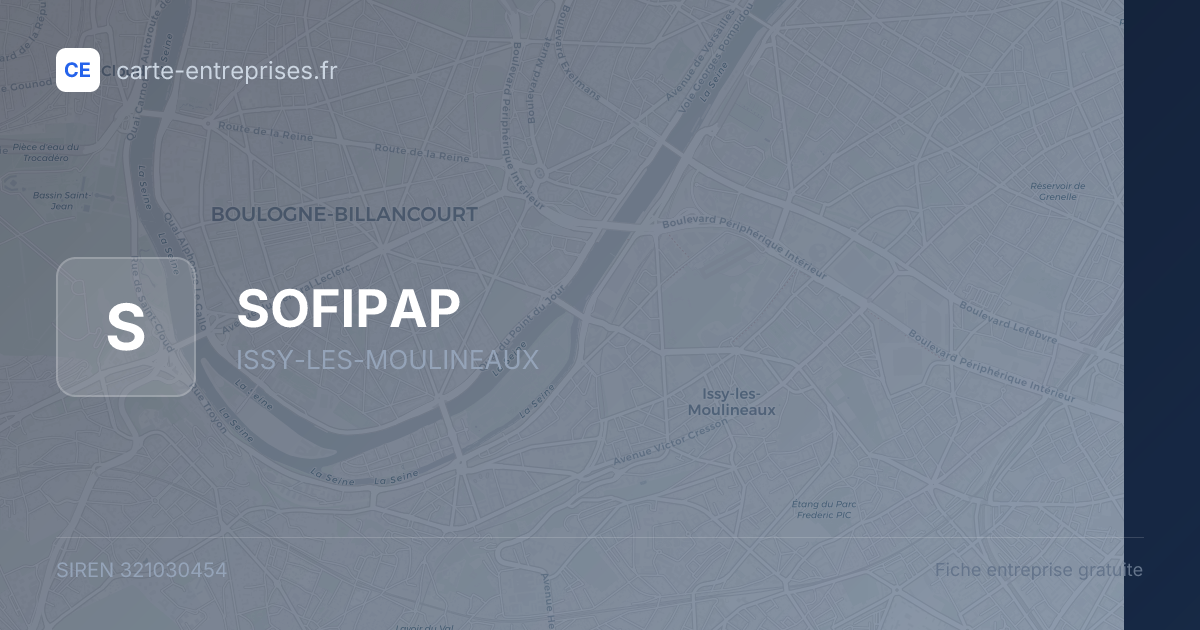SOFIPAP — 321030454 — fiche entreprise
