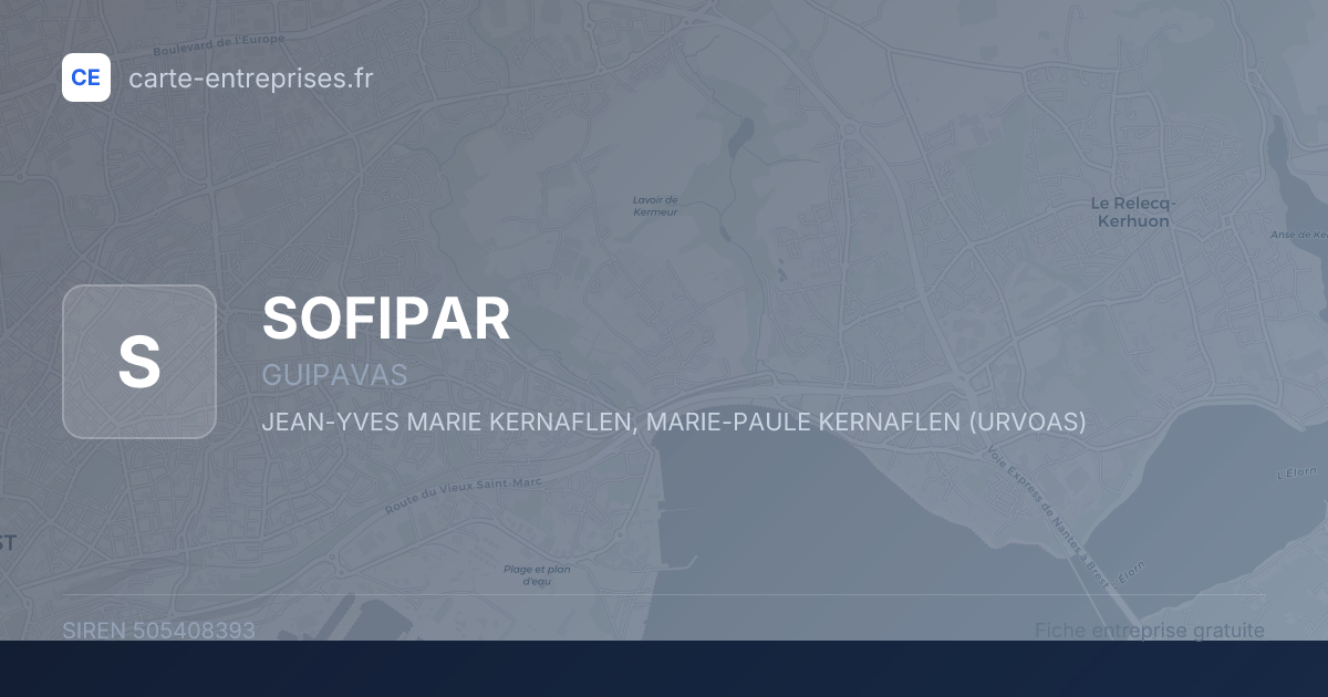 SOFIPAR — 505408393 — fiche entreprise