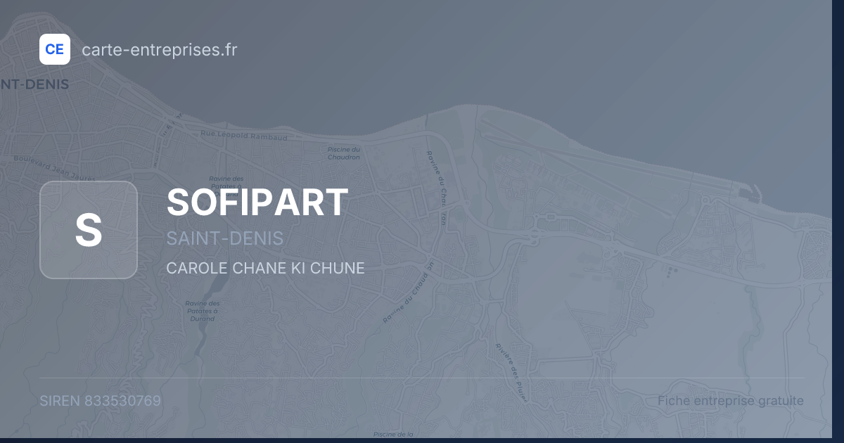 SOFIPART — 833530769 — fiche entreprise